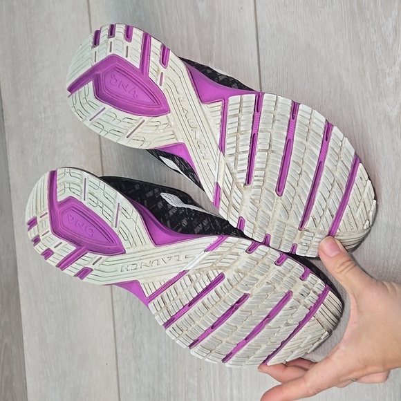 Brooks Women's Launch 5 Black&Purple Running Shoes Athletic Sneakers Sz 8.5 - Picture 10 of 14
